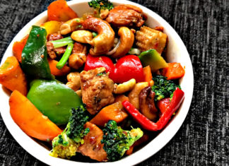 Thai Chicken And Vegetable Spicy Stir Fry
