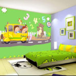 Custom-3d-photo-wallpaper-bedroom-mural-highway-bus-Bear-digital-HD-painting-kids-room-background-non