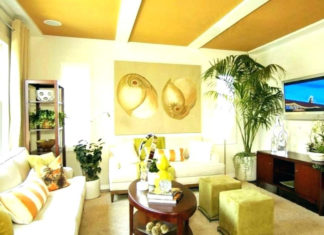 Yellow Painted Ceilings