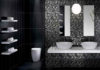 Elegant Examples of Black in The Bath