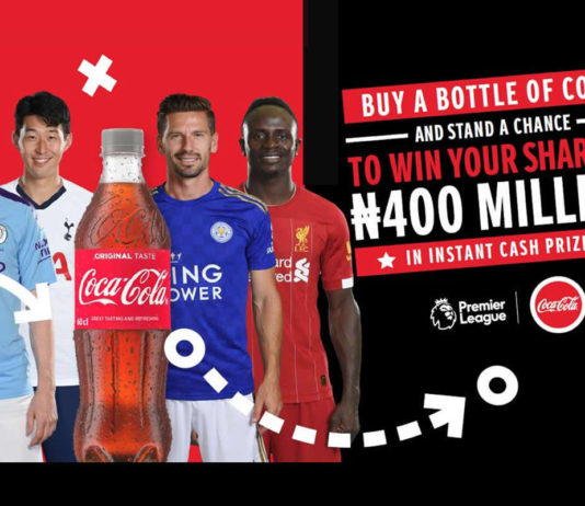 ₦400 Million up for grabs as Coca-Cola launches “Under the Crown” EPL promo