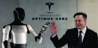 Elun Musk launches Tesla Optimus Robot which is capable of Taking care of babies and doing home chores