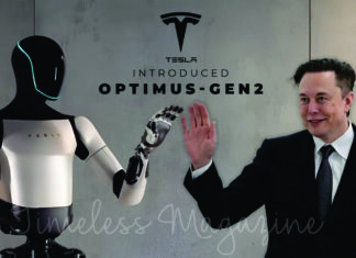 Elun Musk launches Tesla Optimus Robot which is capable of Taking care of babies and doing home chores