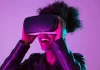 The Potential of Virtual Reality: A Journey into the Future Image of a woman putting on a Virtual Reality Goggles